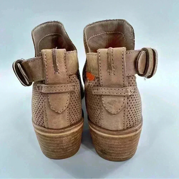 Dolce Vita womens ankle booties size 7 tan laxer dot suede western boots - Picture 8 of 14